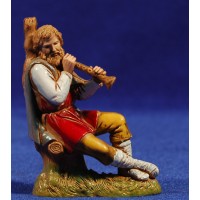 Flautista músico sentado 10 cm plástico Moranduzzo - Landi estilo 700