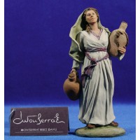 Pastora samaritana 15 cm resina Montserrat Ribes