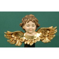 Busto de ángel colgar doble ala 7 cm resina