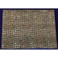 Tierra o pared empedrado mosaico  33x25 corcho