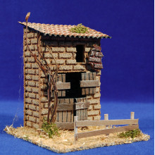 Corral vacio 13x13x15 cm corcho