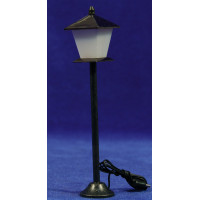 Farola de calle luz led blanca 14 cm metal