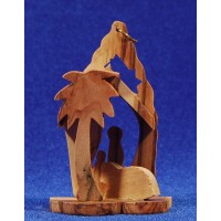 Nacimiento decoración colgar 7 cm madera