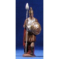 Soldado romano 8 cm barro pintado
